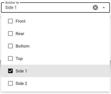 Anchor selection for inner space