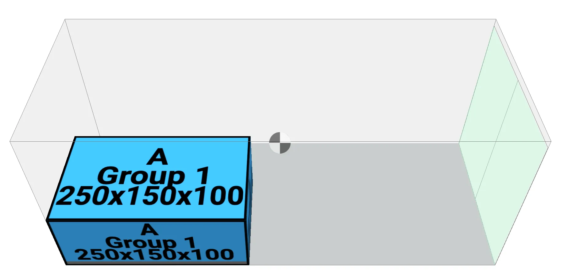 Cargo labels displayed on cargo