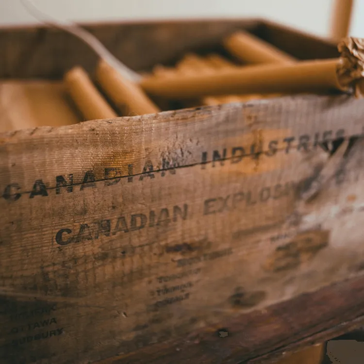 Custom wooden crate packaging