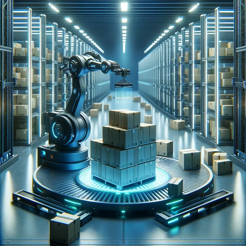 An illustration of a pallet loading algorithm